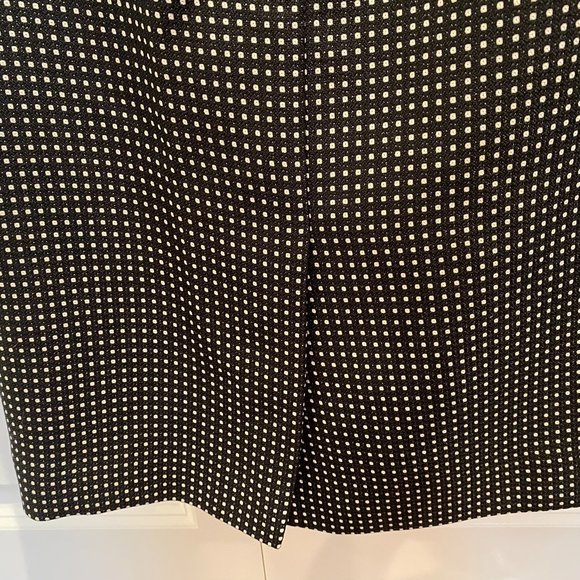 Le Suit Separates Black and White Polka Dot Skirt Size 6 - Picture 3 of 7